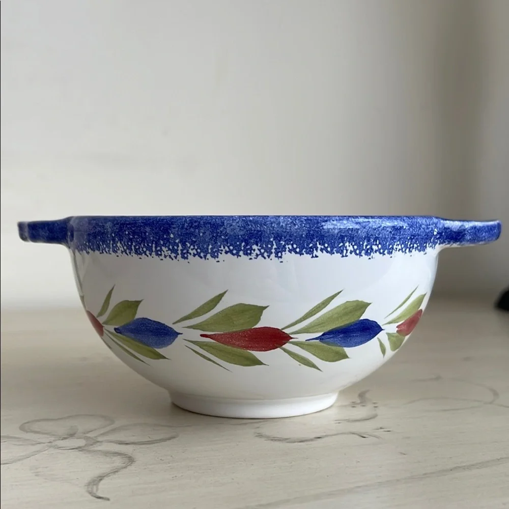 HB HENRIOT HANDPAINTED ADAM Ceramic BOWL